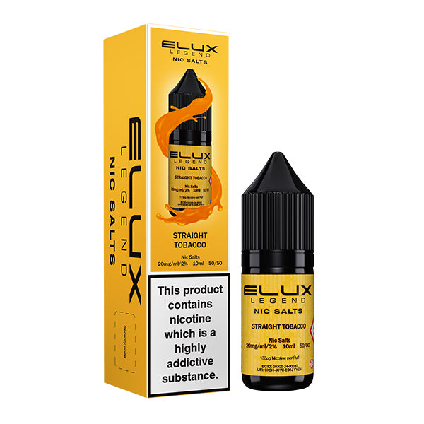 Elux Legend - Straight Tobacco 10ml E-liquid Salt Nic