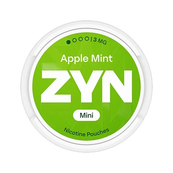 ZYN Nicotine Pouches Mini - Apple Mint 3mg (Pack of 20)