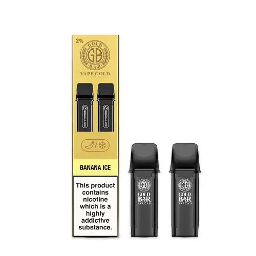 Gold Bar Reload - Banana Ice Prefilled Pods x 2 (Pack)