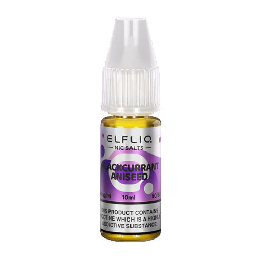 Elf Bar ELFLIQ - Blackcurrant Aniseed 10ml E-liquid Salt Nic