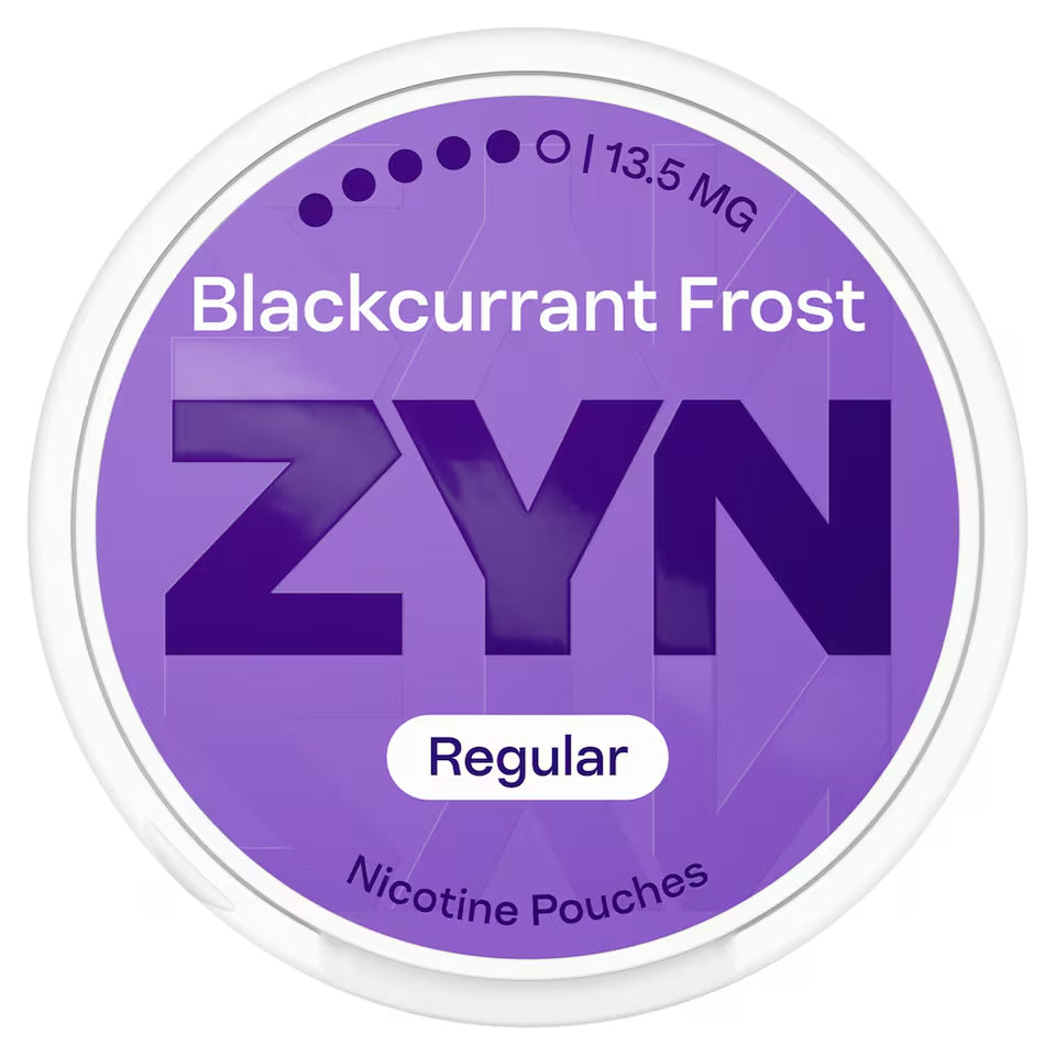 ZYN Nicotine Pouches - Blackcurrant Frost XX-Strong 13.5mg (Pack of 21)