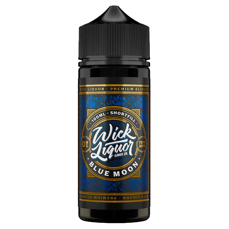 Wick Liquor - Blue Moon E-liquid 100ML Shortfill