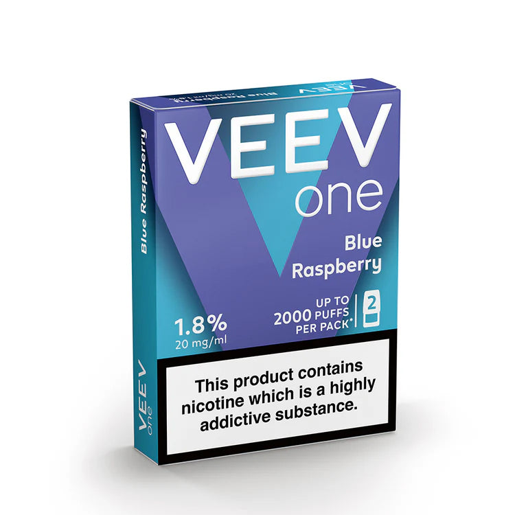 VEEV ONE - Blue Raspberry - 2ml Pre-filled Pods x2 (Pack) VEEV ONE - Blue Raspberry - 2ml Pre-filled Pods x2 (Pack)