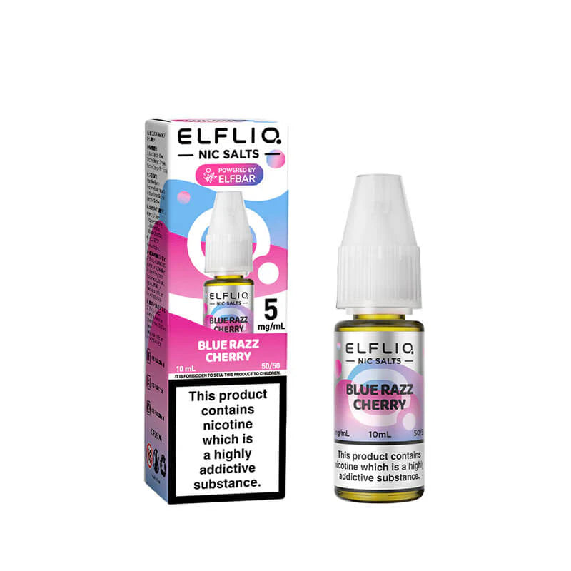 Elf Bar ELFLIQ - Blue Razz Cherry 10ml E-liquid Salt Nic - Ubervape