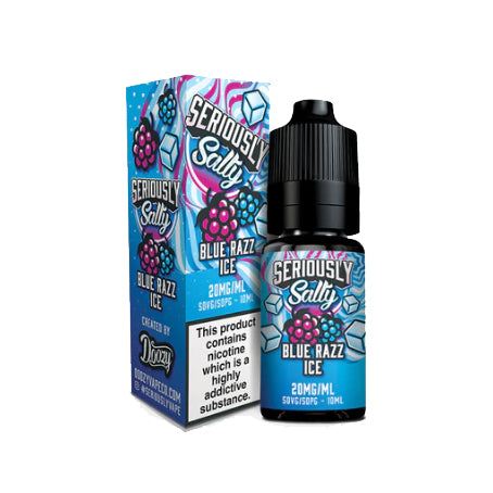 Seriously Salty - Blue Razz Ice E-liquid Salt Nic - Ubervape
