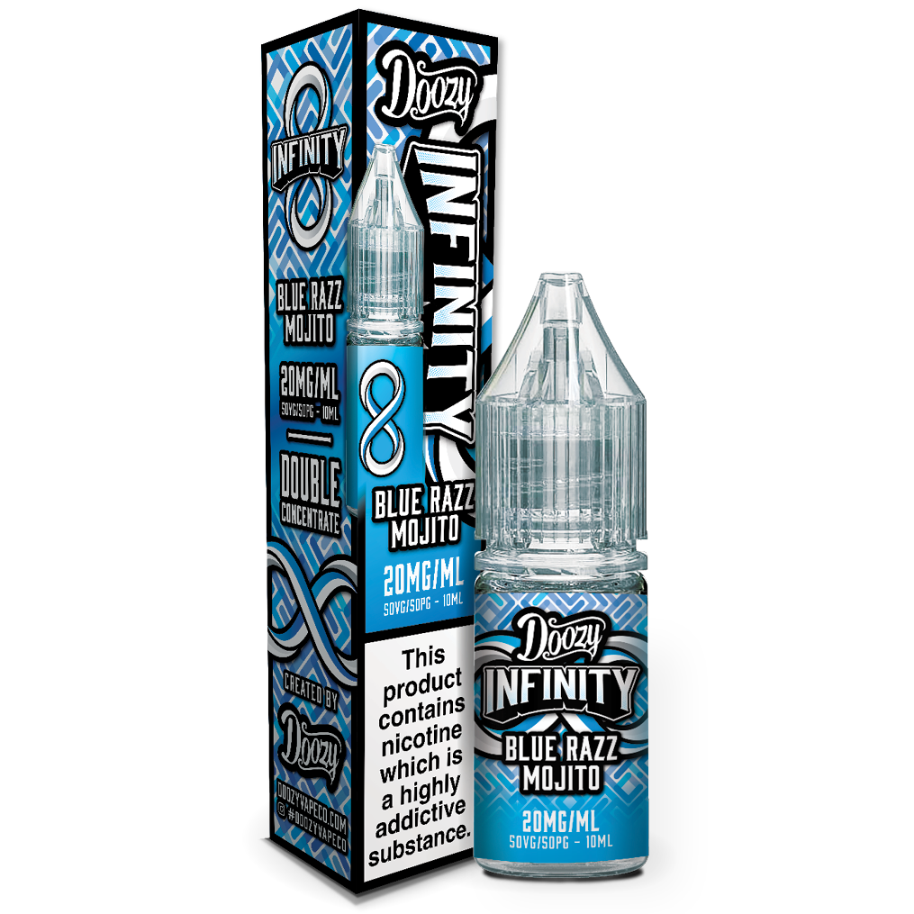 Doozy Infinity - Blue Razz Mojito E-liquid Salt Nic