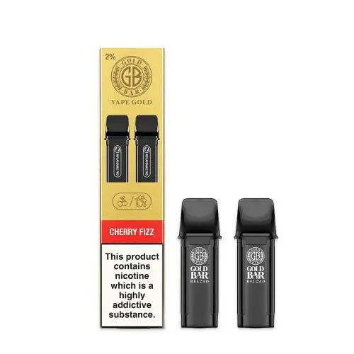 Gold Bar Reload - Cherry Fizz Prefilled Pods x 2 (Pack)