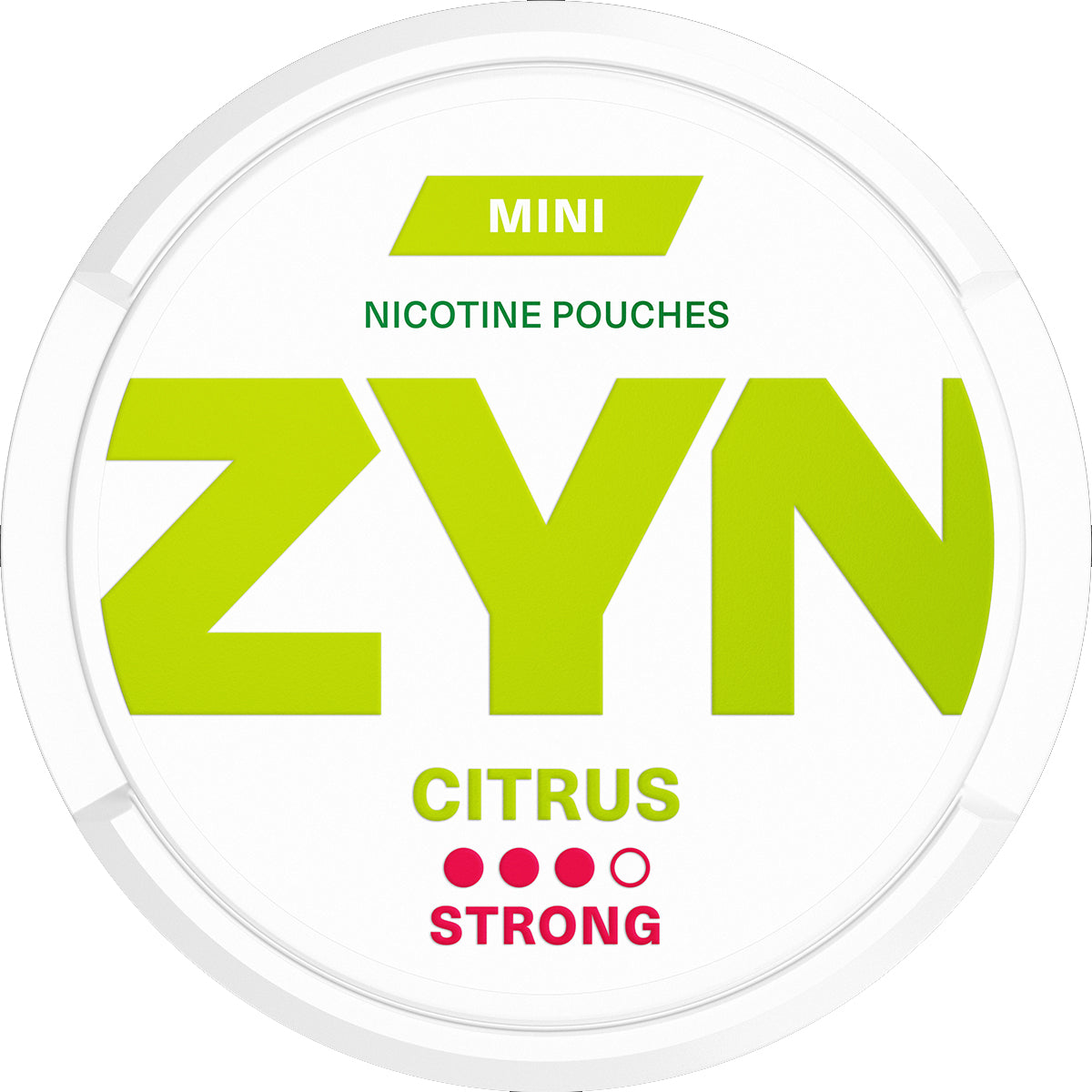 ZYN Nicotine Pouches Mini - Citrus Strong 6mg (Pack of 20)