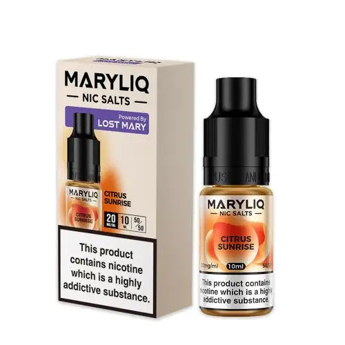 Lost Mary MARYLIQ - Citrus Sunrise 10ml E-liquid Salt Nic