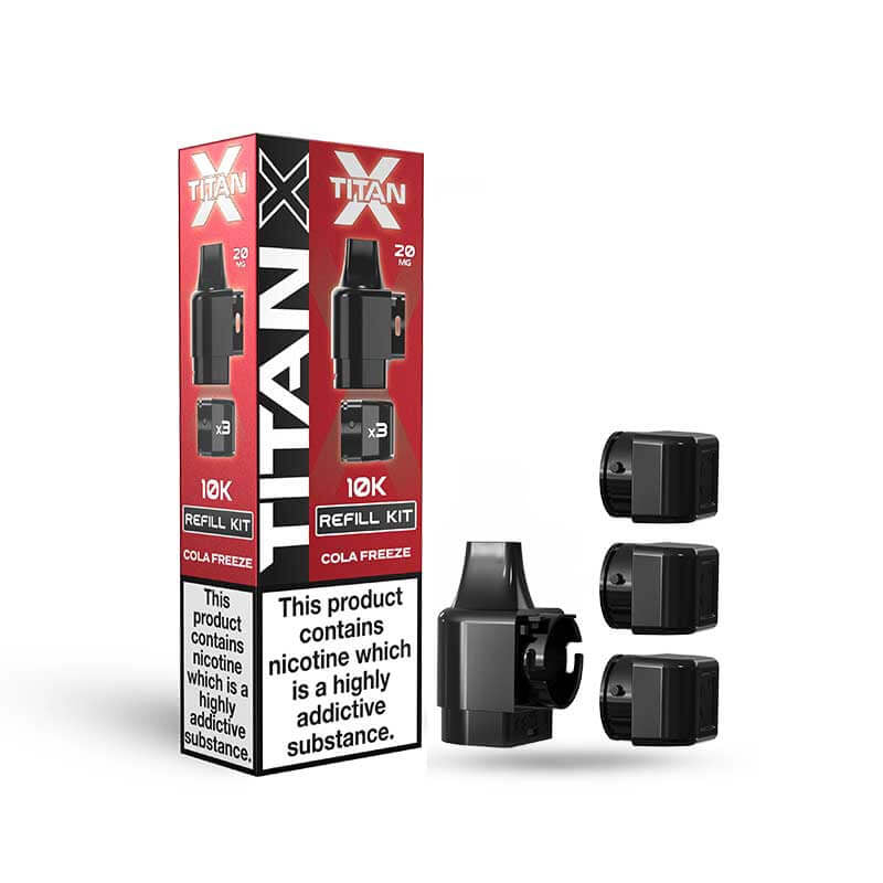Titan X 10K - Replacement Pods - Cola Freeze
