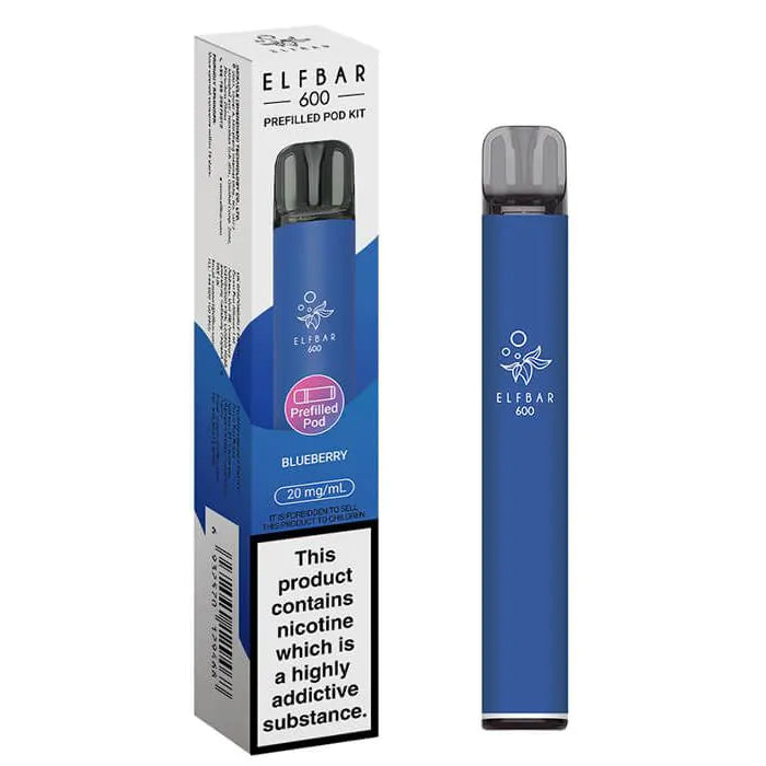 Elf Bar 600 - Prefilled Pod Device - Blueberry - Ubervape