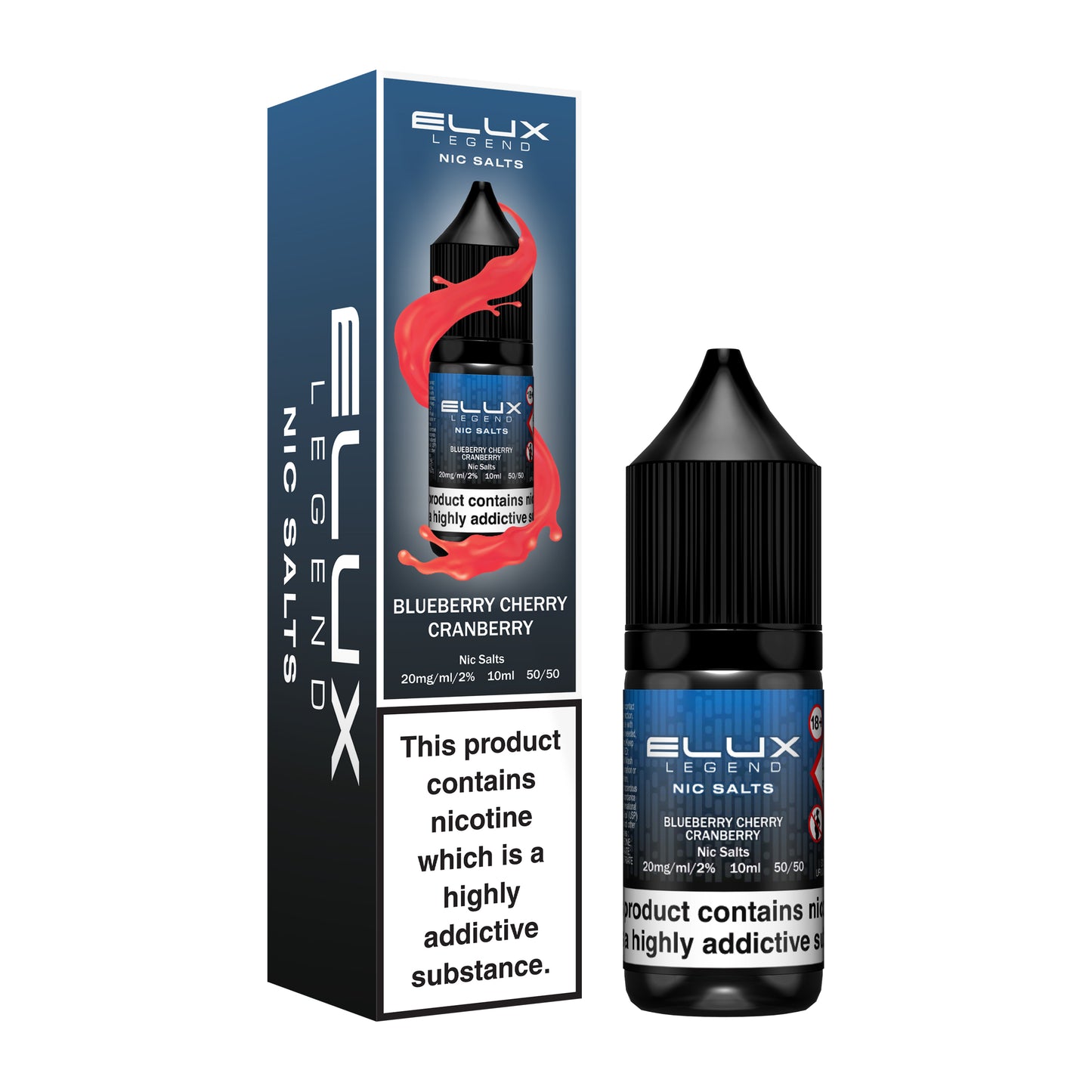 Elux Legend - Blueberry Cherry Cranberry 10ml E-liquid Salt Nic