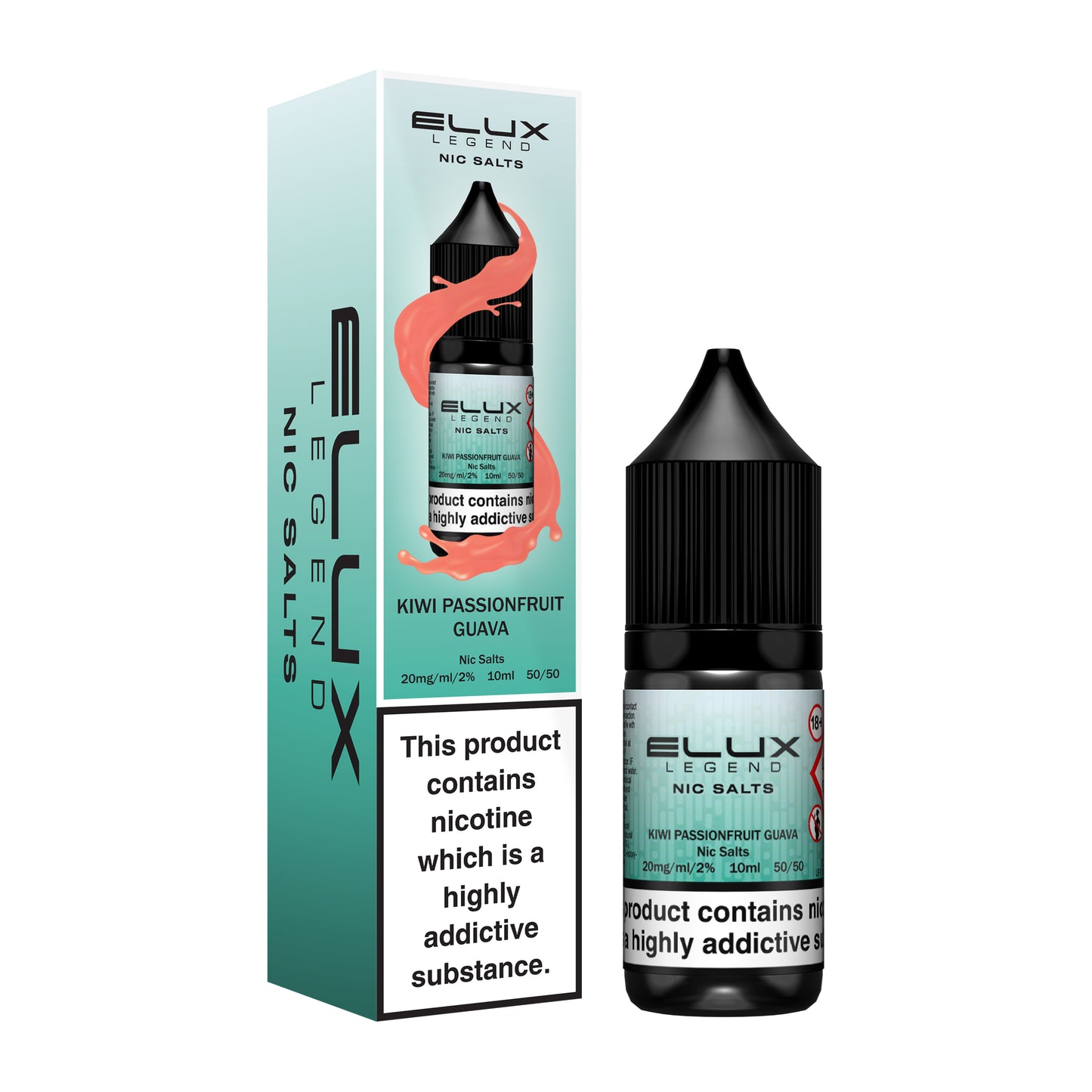 Elux Legend - Kiwi Passionfruit Guava 10ml E-liquid Salt Nic