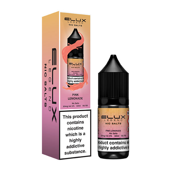 Elux Legend - Pink Lemonade 10ml E-liquid Salt Nic