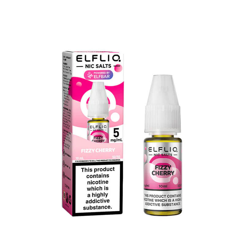 Elf Bar ELFLIQ - Fizzy Cherry 10ml E-liquid Salt Nic - Ubervape