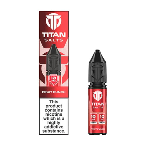 Titan Salts - Fruit Punch 10ml E-liquid Salt Nic - Ubervape