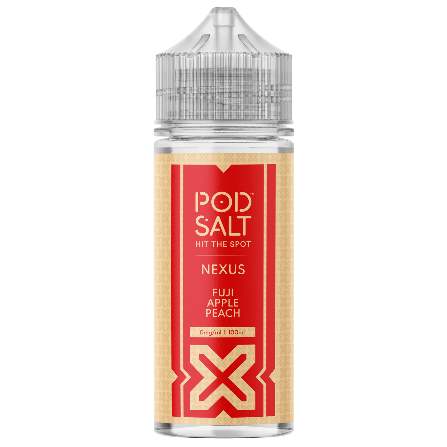 Pod Salt Nexus - Fuji Apple Peach E-liquid 120ML Shortfill