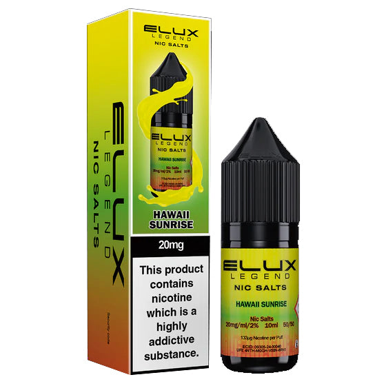 Elux Legend - Hawaii Sunrise 10ml E-liquid Salt Nic - Ubervape