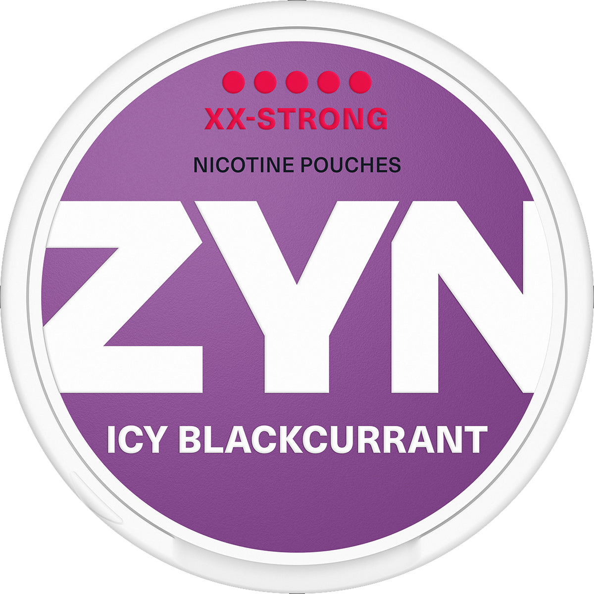 ZYN Nicotine Pouches - Icy Blackcurrant XX-Strong 12.5mg (Pack of 21)
