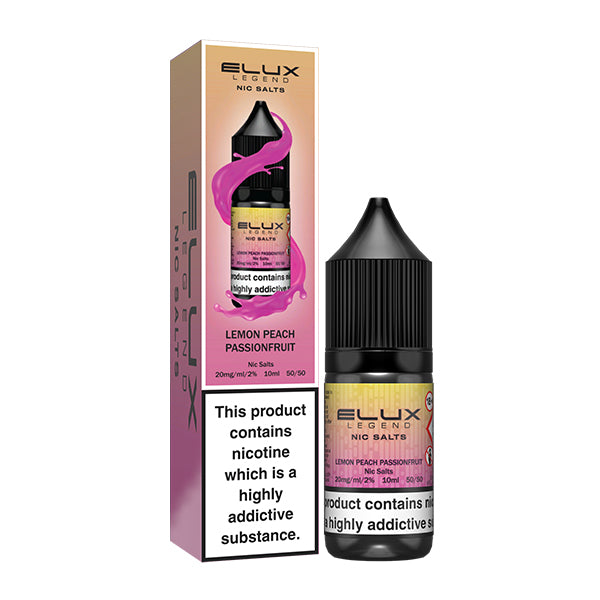 Elux Legend - Lemon Peach Passion 10ml E-liquid Salt Nic