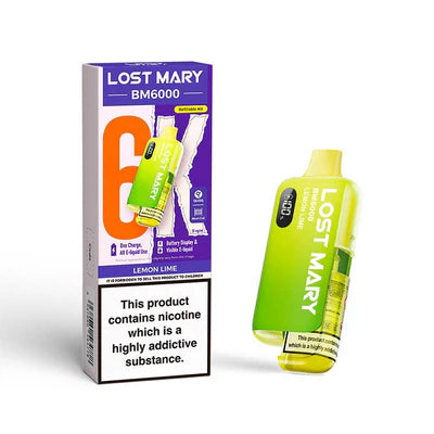 Lost Mary BM6000 - Rechargeable Replacement Pod Device - Lemon Lime