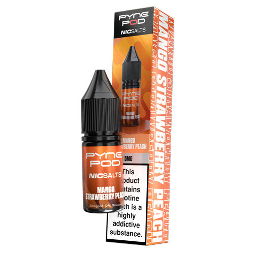 Pyne Pod Nic Salts - Mango Strawberry Peach E-liquid Salt Nic