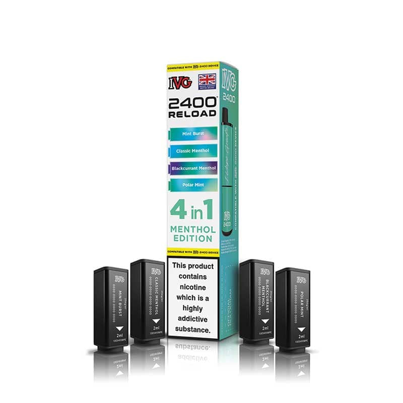 IVG 2400 4in1 Reload - Replacement Pods - Menthol Edition