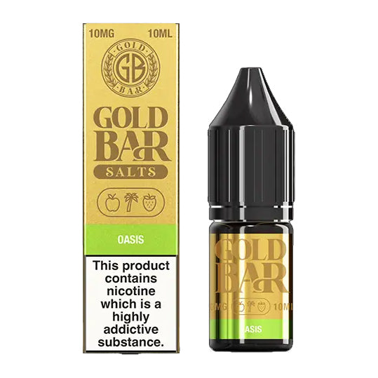 Gold Bar Salts - Oasis 10ml E-liquid Salt Nic - Ubervape