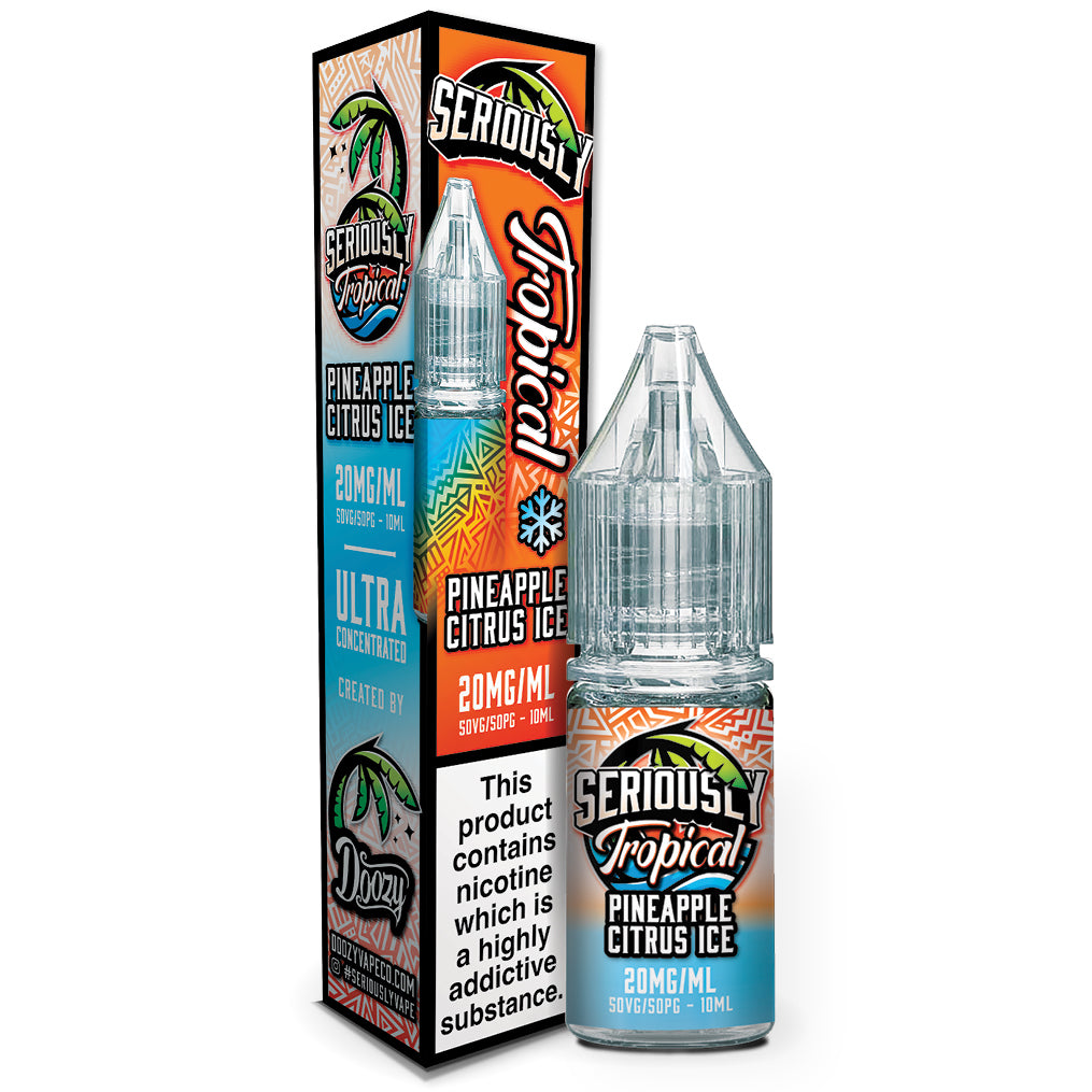 Seriously Tropical - Pineapple Citrus Ice E-liquid Salt Nic - Ubervape