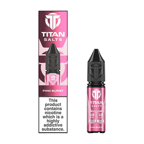 Titan Salts - Pink Burst 10ml E-liquid Salt Nic - Ubervape