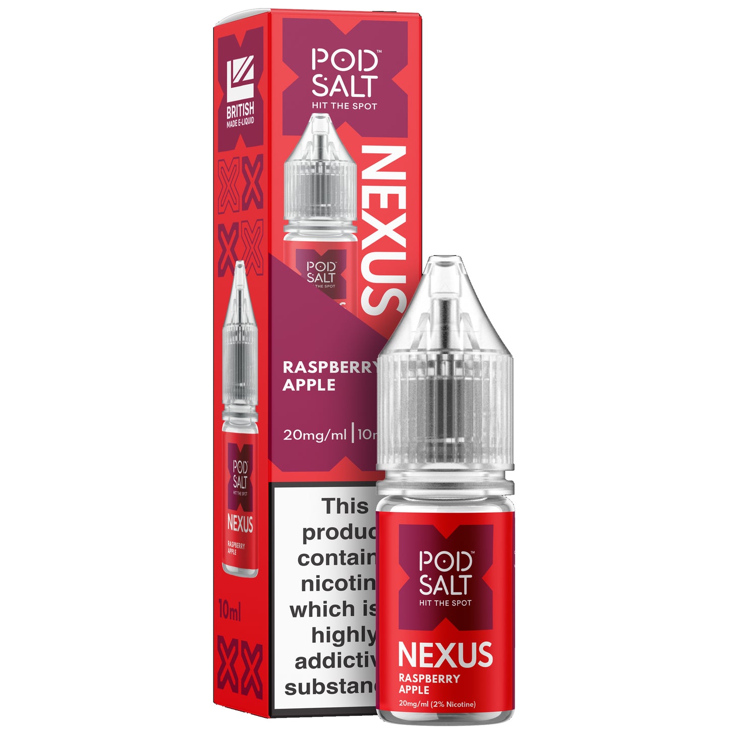 Pod Salt Nexus - Raspberry Apple E-liquid Salt Nic