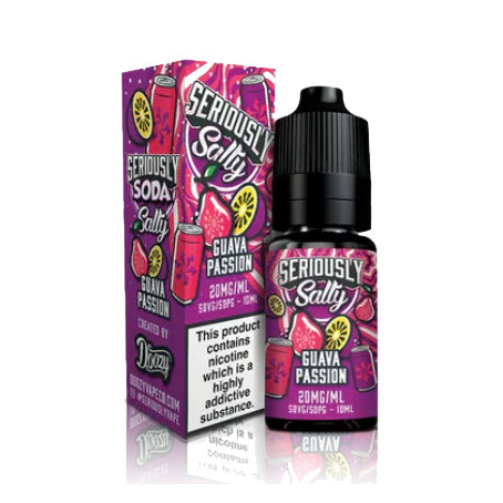 Seriously Soda Salty - Guava Passion E-liquid Salt Nic - Ubervape