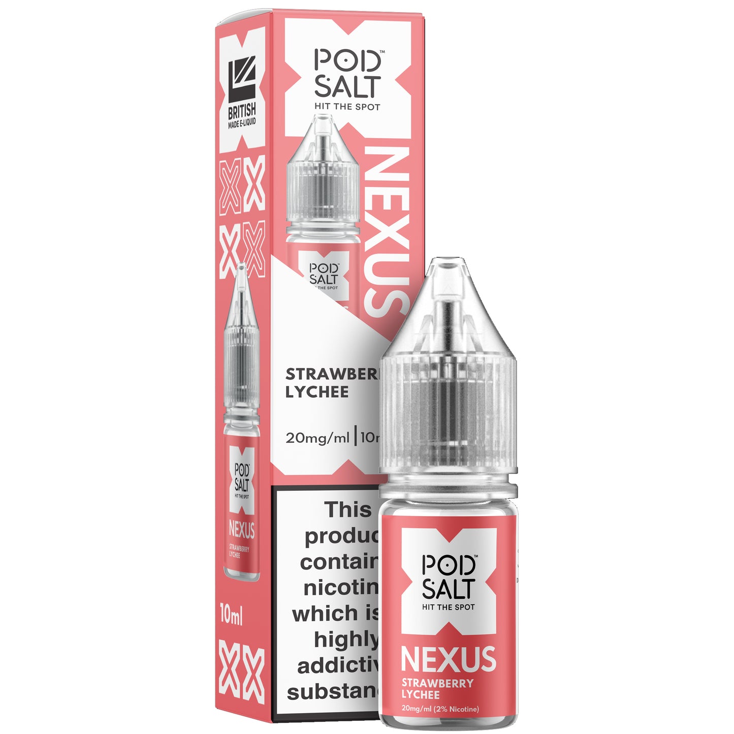 Pod Salt Nexus - Strawberry Lychee E-liquid Salt Nic