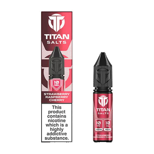 Titan Salts - Strawberry Raspberry Cherry 10ml E-liquid Salt Nic - Ubervape