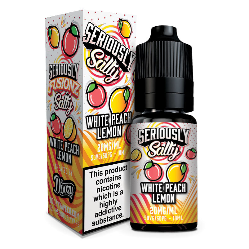 Seriously Fusionz - White Peach Lemon E-liquid Salt Nic