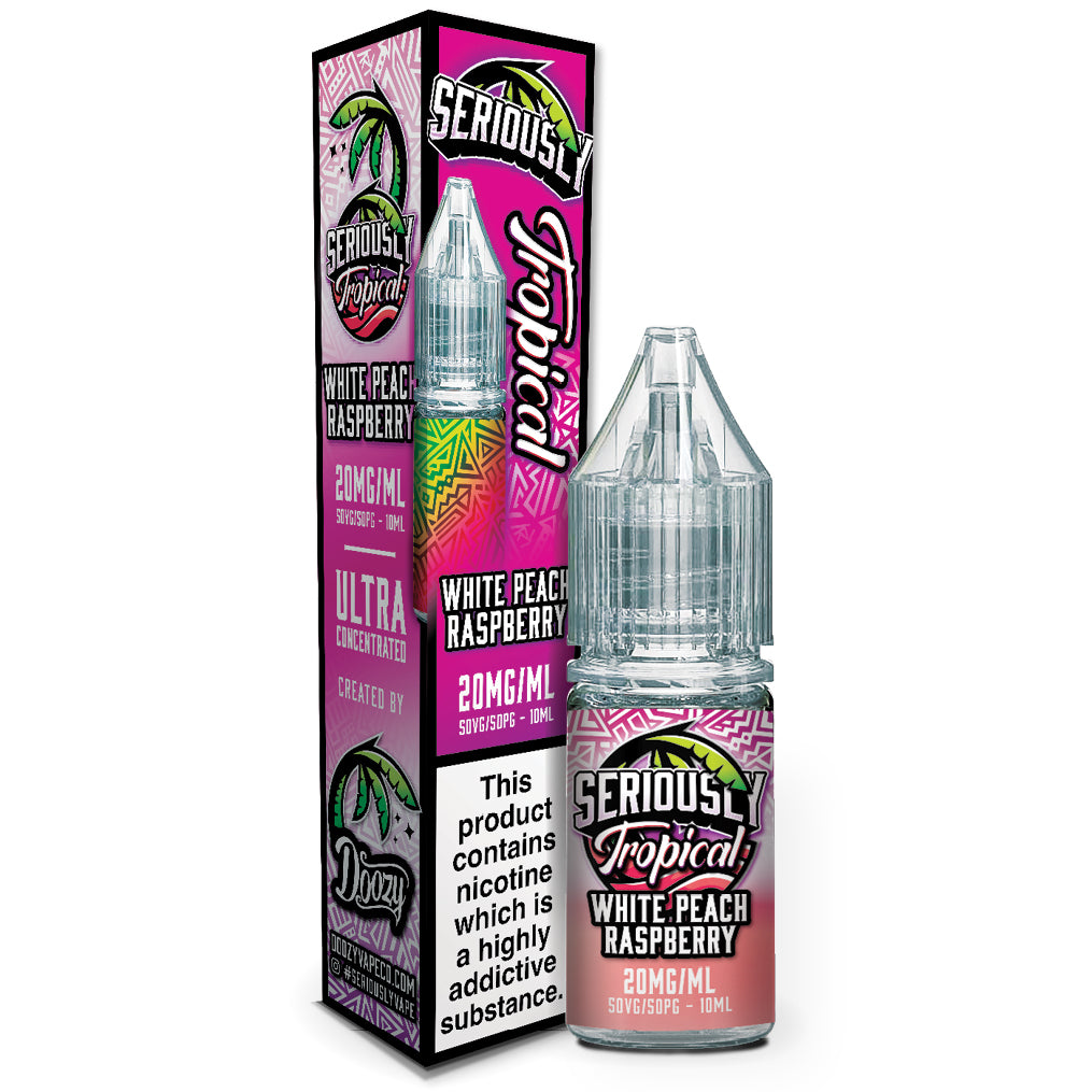 Seriously Tropical - White Peach Raspberry E-liquid Salt Nic - Ubervape