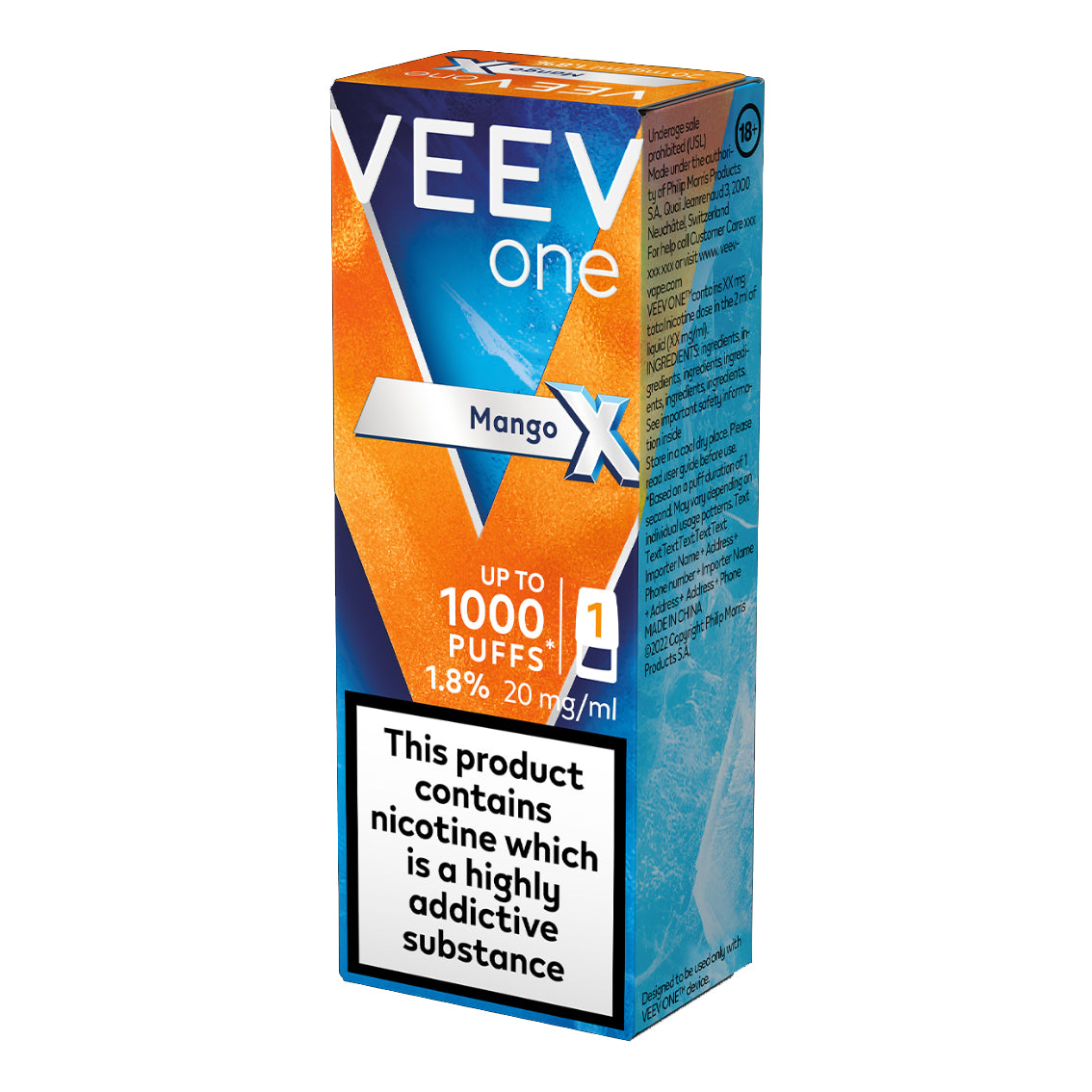 VEEV ONE - Mango X - 2ml Pre-filled Pod x 1 (Pack) - Ubervape