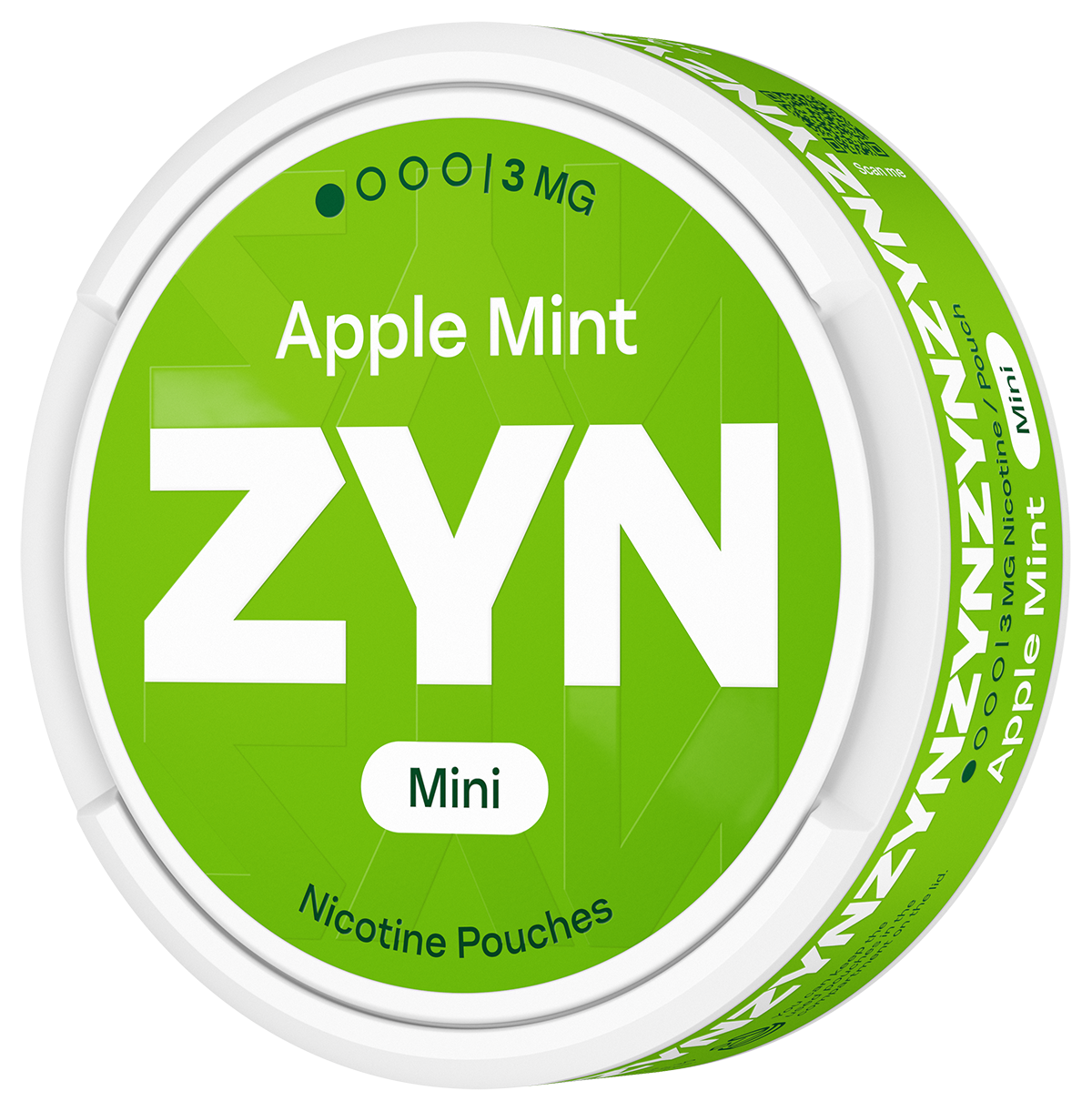 ZYN Nicotine Pouches Mini - Apple Mint 3mg (Pack of 20) - Ubervape