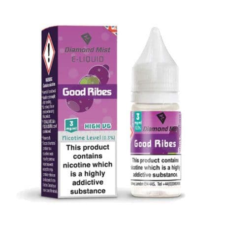 Diamond Mist E Liquid High VG - Good Ribes 3mg