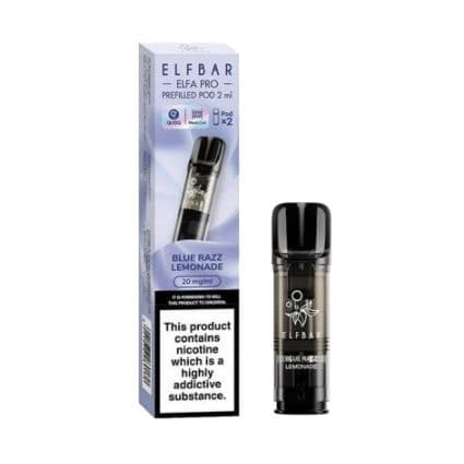 Elf Bar Elfa Pro - Blue Razz Lemonade - 2ml Pre-filled Pods x2 (Pack)