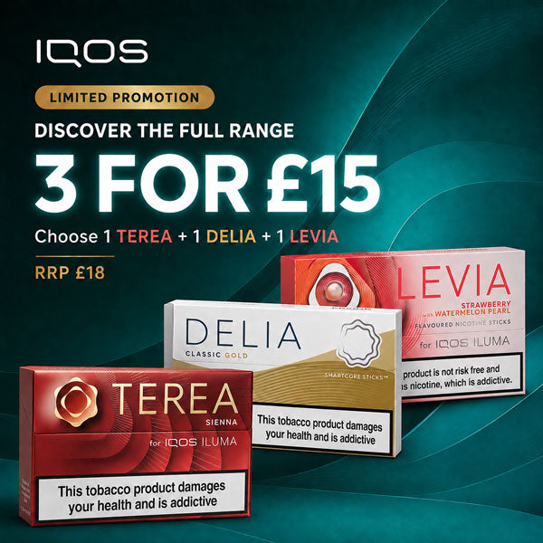 IQOS ILUMA Pick & Mix Trial Bundle – 3 for £15