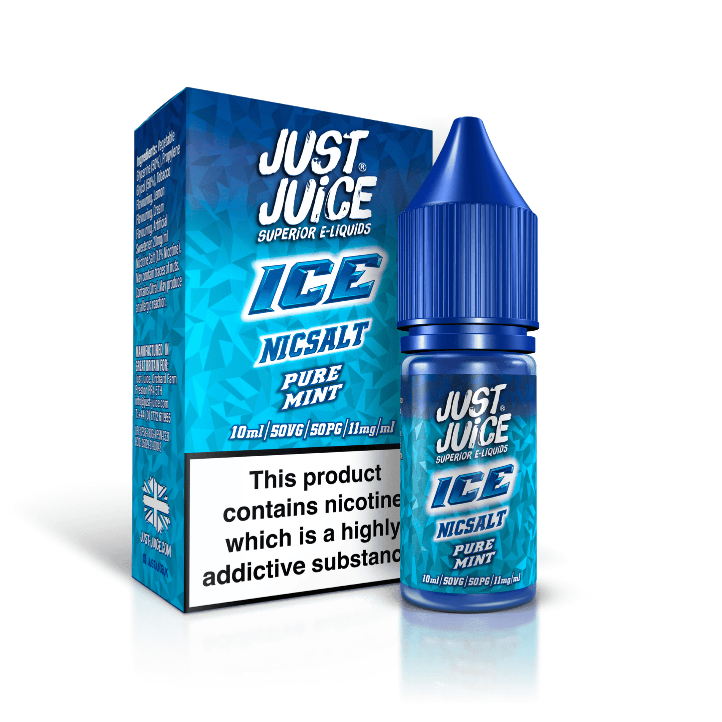 Just Juice ICE - Pure Mint 10ml E-liquid Salt Nic