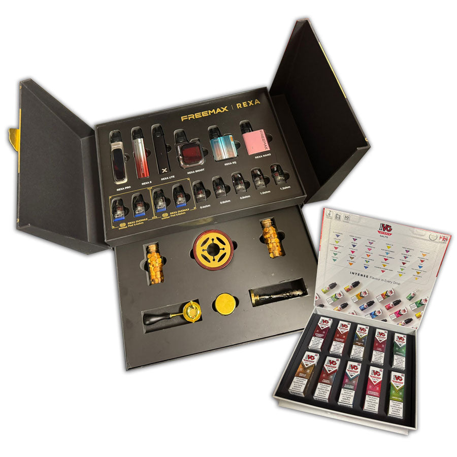 Freemax Rexa Giveaway Mega Bundle + IVG Intense Salts - Ubervape
