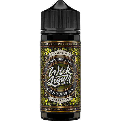 Wick Liquor - Castaway Shattered E-liquid 100ML Shortfill