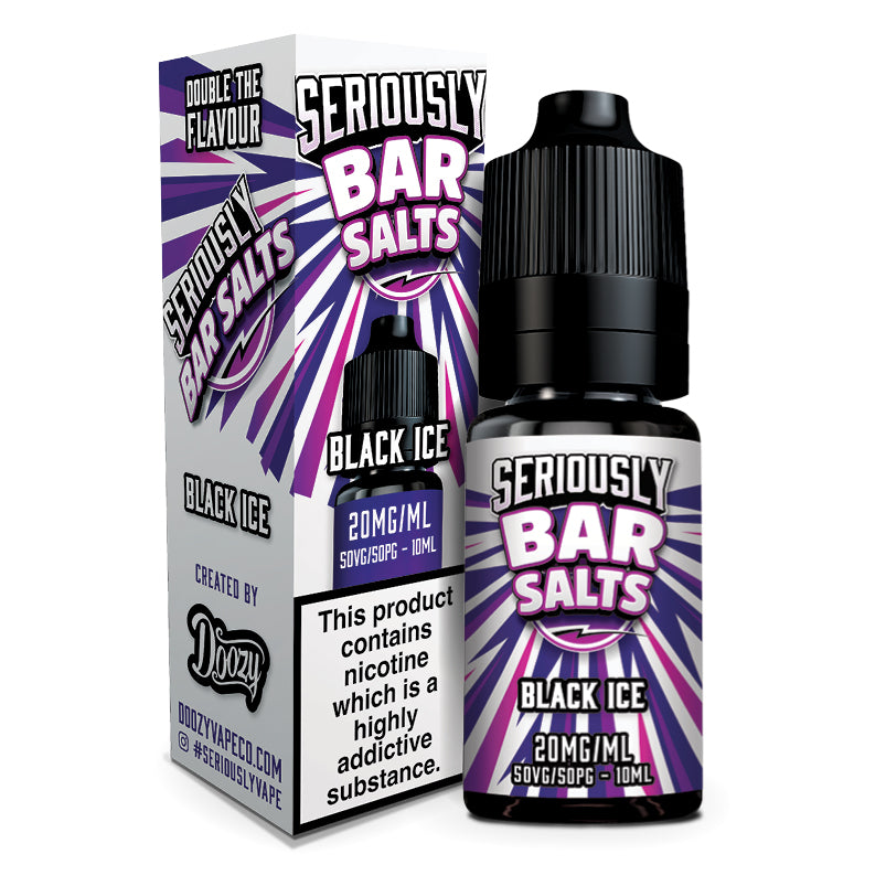Seriously Bar Salts - Black Ice E-liquid Salt Nic