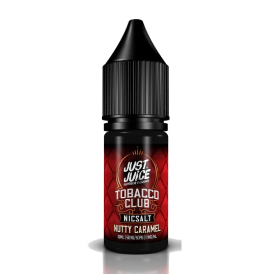 Just Juice Tobacco Club - Nutty Caramel 10ml E-liquid Salt Nic 20mg - Ubervape