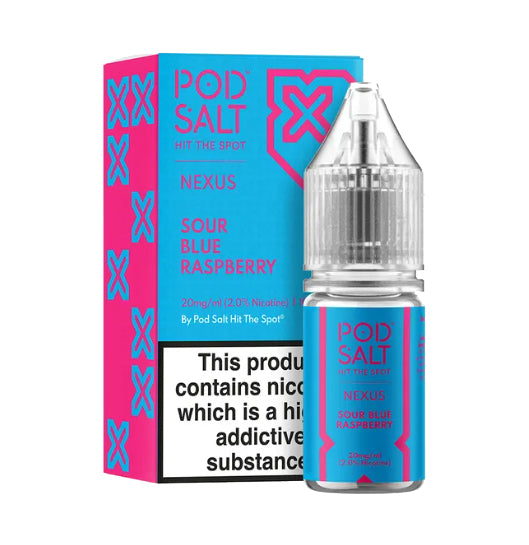 Pod Salt Nexus - Sour Blue Raspberry E-liquid Salt Nic