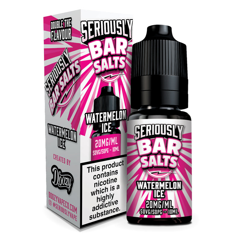 Seriously Bar Salts - Watermelon Ice E-liquid Salt Nic