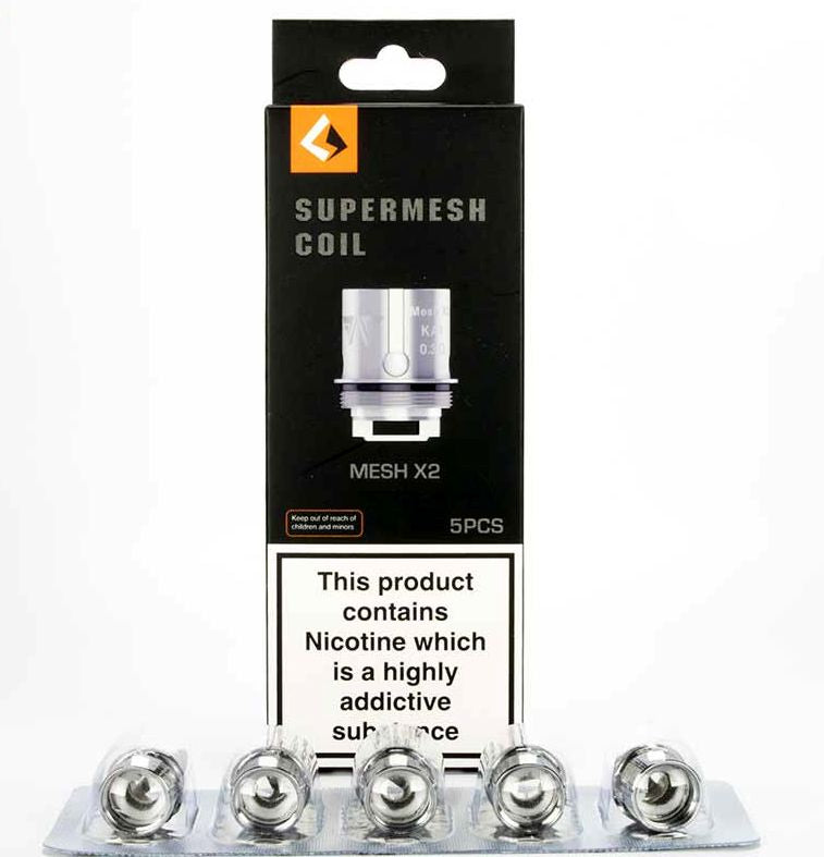 geekvape supermesh coils 0.4 Geekvape Supermesh X2 0.4ohm Coils x5