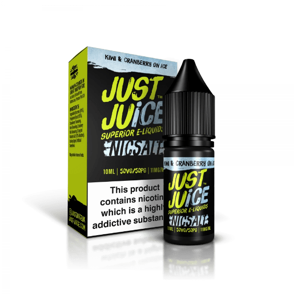 Just Juice - Kiwi & Cranberry On Ice 10ml E-liquid Salt Nic